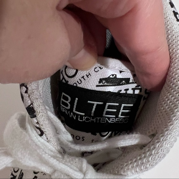 Brian Lichtenberg BLTEE Homies Platform Printed Canvas Hightop Sneakers - Size 7 - Picture 10 of 12